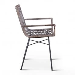 World Interiors Bali Kubu Rattan Armchair Dining Room