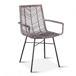 World Interiors Bali Kubu Rattan Armchair Dining Room