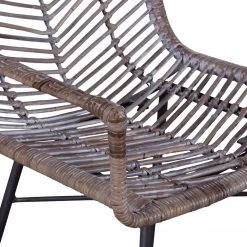 World Interiors Bali Kubu Rattan Armchair Dining Room
