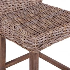 World Interiors Bali Natural Woven Wicker Chair