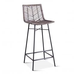 World Interiors Bar & Counter Stools Bali Kubu Rattan Barstool