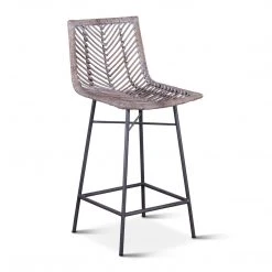 World Interiors Dining Room Bali Kubu Rattan Counter Chair