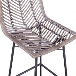 World Interiors Dining Room Bali Kubu Rattan Counter Chair