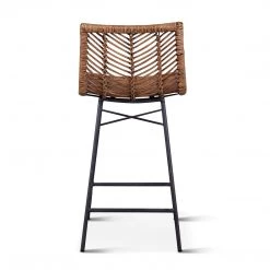 World Interiors Dining Room Bali Kubu Rattan Counter Chair