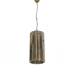 World Interiors Bali Boho Glass Hanging Pendant Light Accents