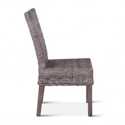 World Interiors Bali Natural Woven Wicker Chair
