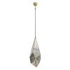 World Interiors Bali Boho Glass Teardrop Hanging Pendant Light