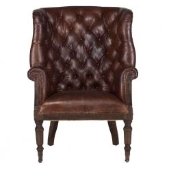 World Interiors Charles Classic Welsh Leather Club Chair