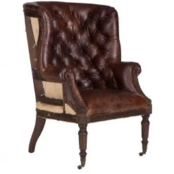 World Interiors Charles Classic Welsh Leather Club Chair