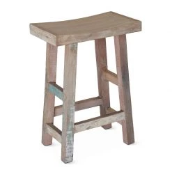World Interiors Cordoba Vintage Reclaimed Counter Stool