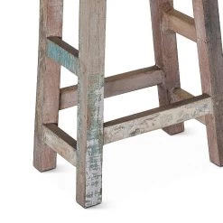 World Interiors Cordoba Vintage Reclaimed Counter Stool