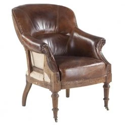 World Interiors Living Room Charles Vintage Leather Club Chair 10 World Interiors Living Room Charles Vintage Leather Club Chair