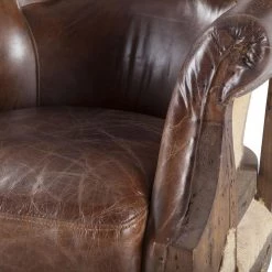World Interiors Living Room Charles Vintage Leather Club Chair 15 World Interiors Living Room Charles Vintage Leather Club Chair