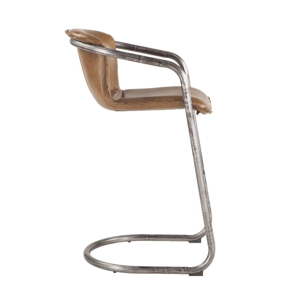 World Interiors Chiavari Industrial Modern Leather Barstool 11 World Interiors Chiavari Industrial Modern Leather Barstool