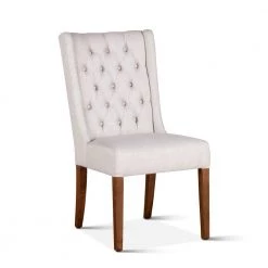 World Interiors Chloe Contemporary Wing Dining Chair