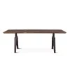 World Interiors Dakota 84" Modern Mango Wood Dining Table Dining Room