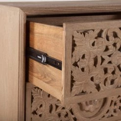 World Interiors Bedroom Haveli Traditional Handcarved Dresser