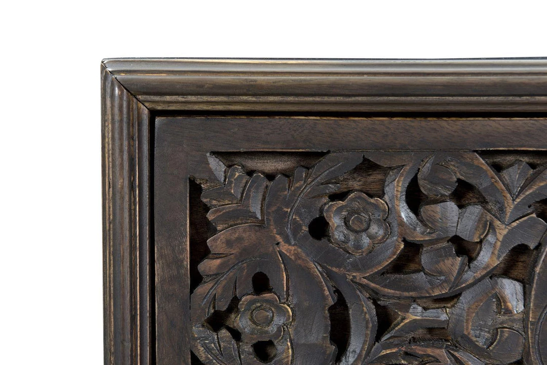 World Interiors Bedroom Haveli Traditional Handcarved Nightstand 13 World Interiors Bedroom Haveli Traditional Handcarved Nightstand