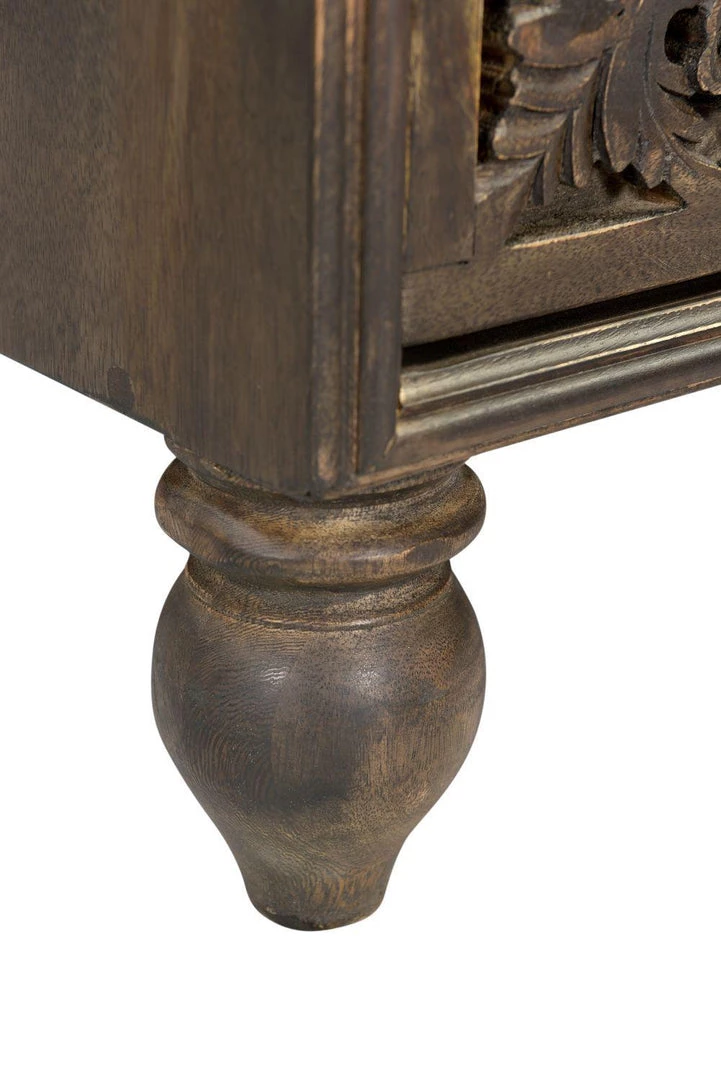 World Interiors Bedroom Haveli Traditional Handcarved Nightstand 14 World Interiors Bedroom Haveli Traditional Handcarved Nightstand