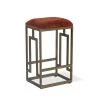 World Interiors Bar & Counter Stools Leonardo Upholstered Stool 1 World Interiors Bar & Counter Stools Leonardo Upholstered Stool