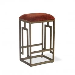 World Interiors Bar & Counter Stools Leonardo Upholstered Stool