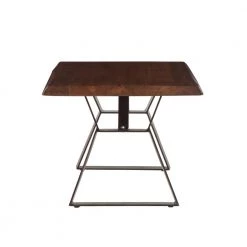 World Interiors Nottingham Modern Live Edge Side Table Living Room
