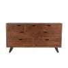 World Interiors Bedroom Nottingham 71" Modern Acacia Wood Dresser