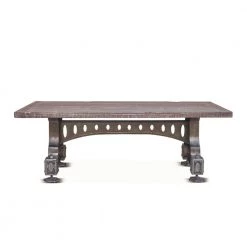 World Interiors Living Room Sterling Cast Iron Coffee Table