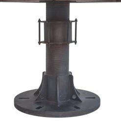 World Interiors Sterling Round Reclaimed Teak Dining Table