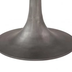 World Interiors Dining Room Palm Desert Natural Marble Dining Table With Steel Tulip Base