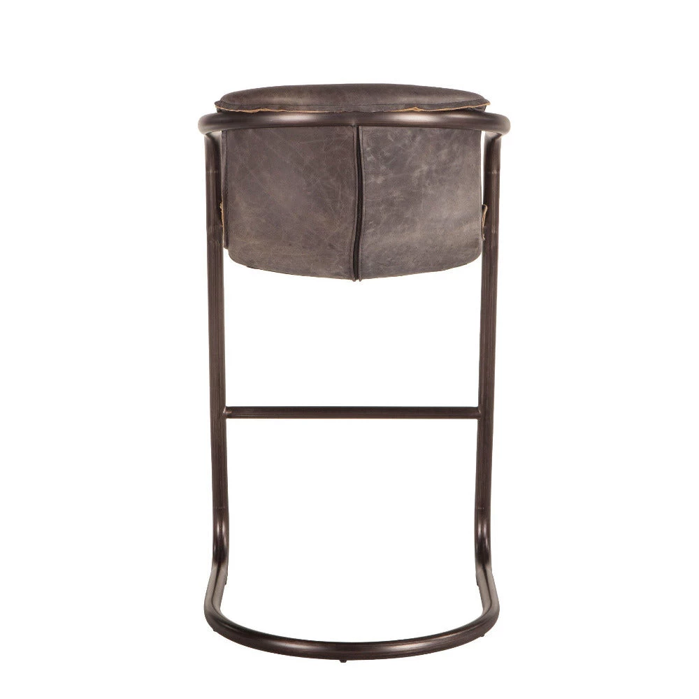 World Interiors Chiavari Industrial Modern Leather Barstool 7 World Interiors Chiavari Industrial Modern Leather Barstool
