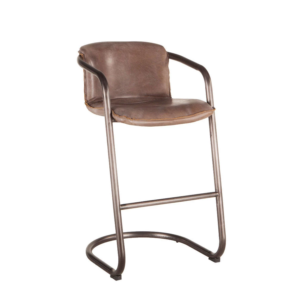 World Interiors Chiavari Industrial Modern Leather Barstool 20 World Interiors Chiavari Industrial Modern Leather Barstool