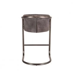 World Interiors Bar & Counter Stools Chiavari Industrial Modern Leather Counter-Height Stool