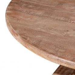 World Interiors Pengrove Modern Farmhouse Round Dining Table