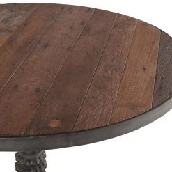 World Interiors Paxton Rustic Industrial Bistro Table