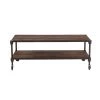 World Interiors Paxton Rustic Industrial Coffee Table Living Room