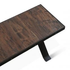 World Interiors Dining Benches Paxton Reclaimed Teak Dining Bench