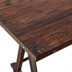 World Interiors Dining Room Paxton Reclaimed Teak Gathering Table