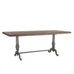 World Interiors Dining Room Regina French Industrial Dining Table