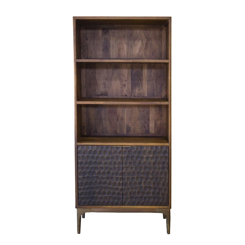 World Interiors Living Room Vallarta Tall Two Tone Mango Wood Bookshelf 3 World Interiors Living Room Vallarta Tall Two Tone Mango Wood Bookshelf