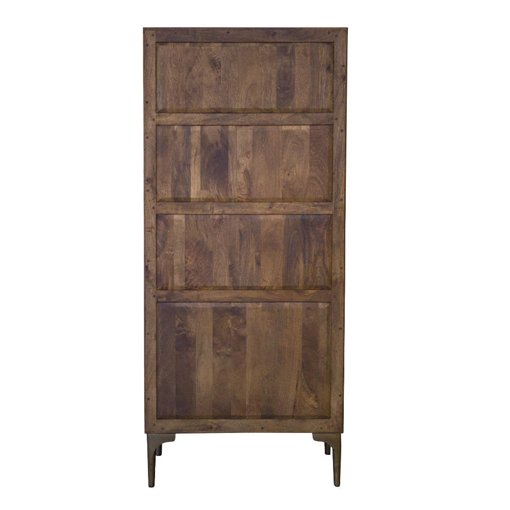 World Interiors Living Room Vallarta Tall Two Tone Mango Wood Bookshelf 7 World Interiors Living Room Vallarta Tall Two Tone Mango Wood Bookshelf