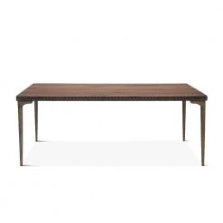 World Interiors Vallarta 78-Inch Two Tone Mango Wood Dining Table