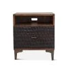 World Interiors Bedroom Vallarta 24-Inch Two Tone Mango Wood Night Chest