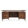 World Interiors Desks & Shelving Vallarta 66-Inch Two Tone Mango Wood Desk