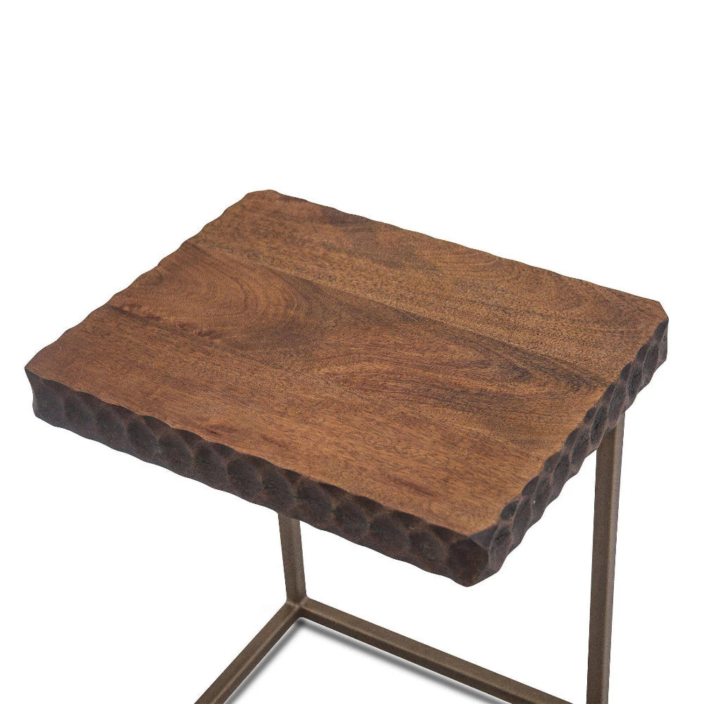 World Interiors Living Room Vallarta Two Tone Mango Wood Modern Side Table 5 World Interiors Living Room Vallarta Two Tone Mango Wood Modern Side Table