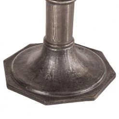 World Interiors Dining Room Welles Round Industrial Steampunk Bistro Table