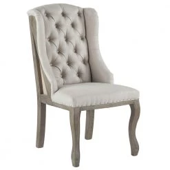 World Interiors Portia Wing Back Formal French Dining Chair