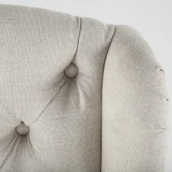 World Interiors Portia Wing Back Formal French Dining Chair