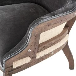 World Interiors Charles Modern Velvet Club Chair