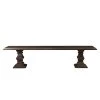 World Interiors Toulon Vintage Brown Bench